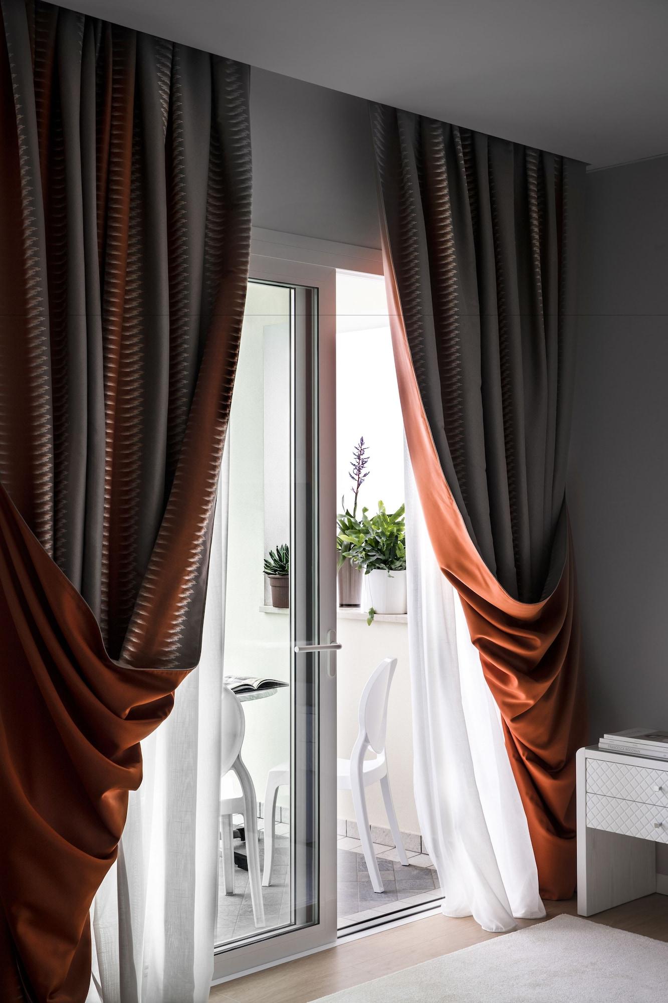 Grand Hotel Trieste & Victoria Abano Terme Eksteriør billede Curtains